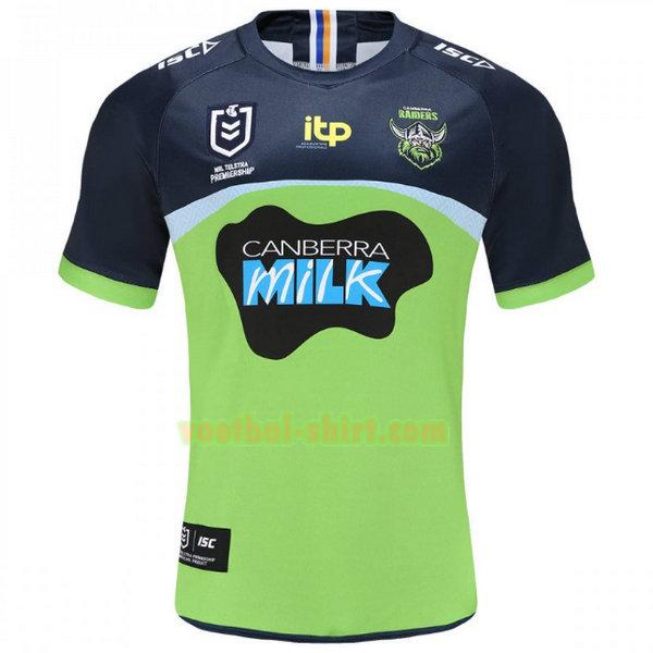 canberra raiders thuis shirt 2021 groen mannen