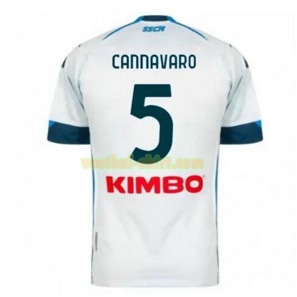 cannavaro 5 napoli uit shirt 2020-2021 mannen