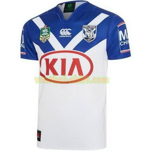 canterbury bankstown bulldogs thuis rugby shirt 2017-2018 wit mannen