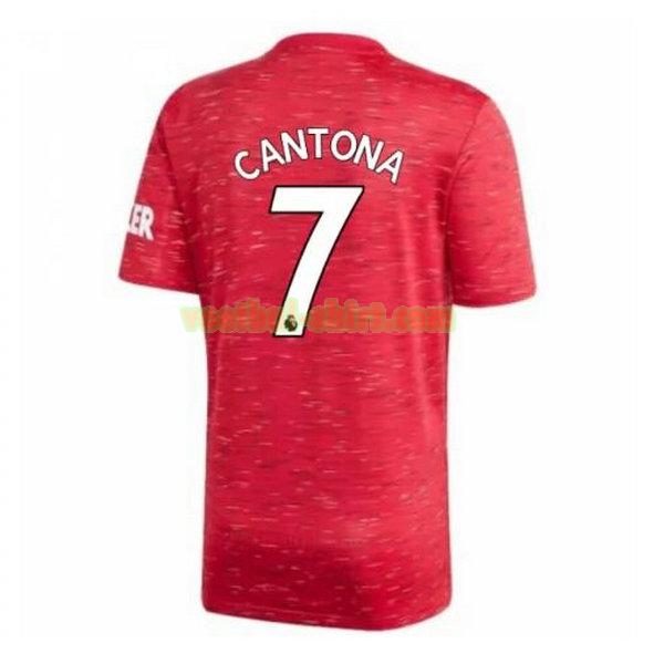 cantona 7 manchester united thuis shirt 2020-2021 mannen
