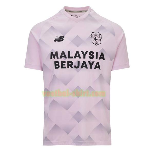 cardiff city 3e shirt 2022 2023 thailand roze mannen
