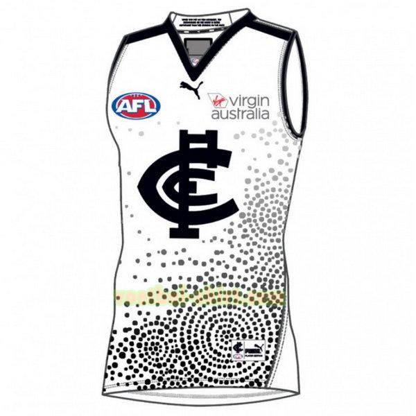 carlton blues indigenous guernsey shirt 2020-2021 wit mannen