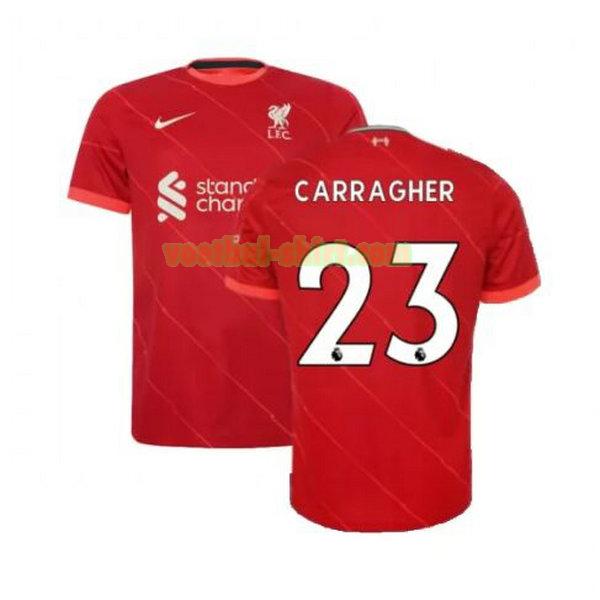 carragher 23 liverpool thuis shirt 2021 2022 rood mannen