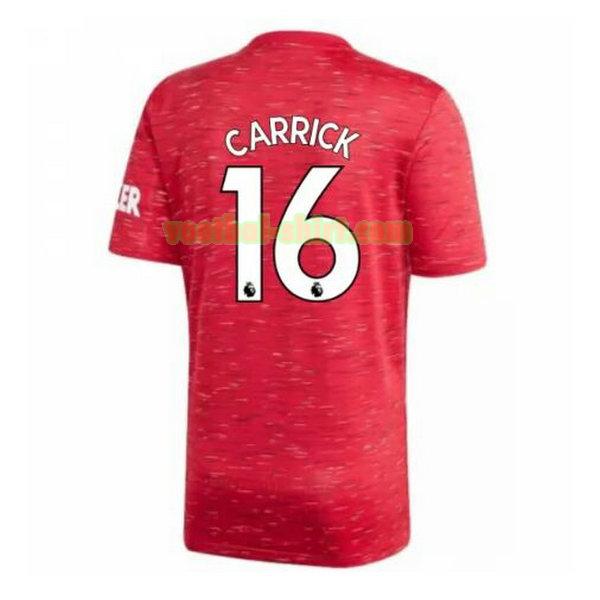 carrick 16 manchester united thuis shirt 2020-2021 mannen