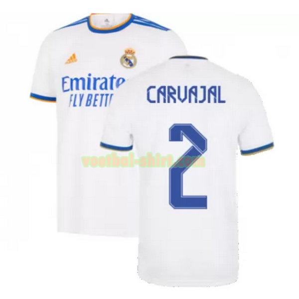 carvajal 2 real madrid thuis shirt 2021 2022 wit mannen