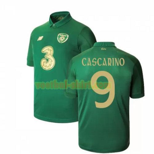 cascarino 9 ierland thuis shirt 2020 mannen