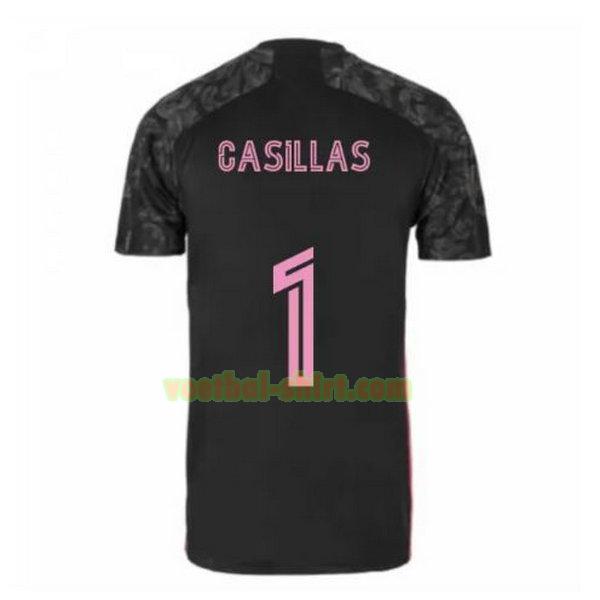 casillas 1 real madrid 3e shirt 2020-2021 zwart mannen