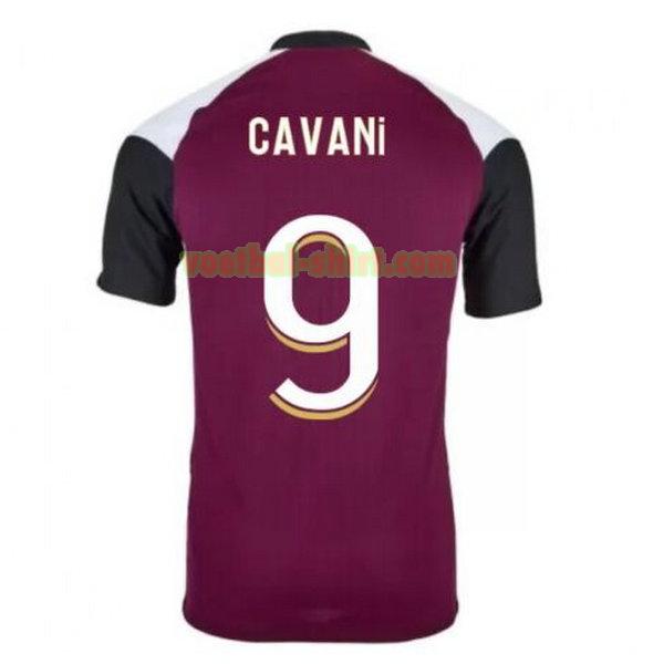 cavani 9 paris saint germain 3e shirt 2020-2021 purper mannen