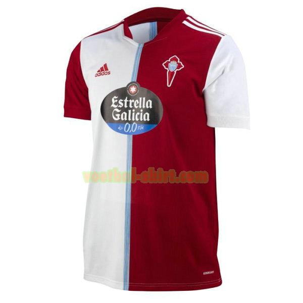 celta de vigo uit shirt 2021 2022 thailand wit rood mannen