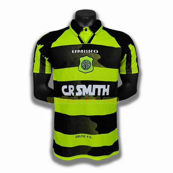 celtic uit player shirt 1997 groen mannen