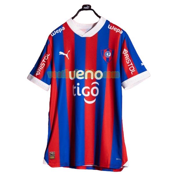 cerro porteno thuis shirt 2023 2024 thailand blauw rood mannen