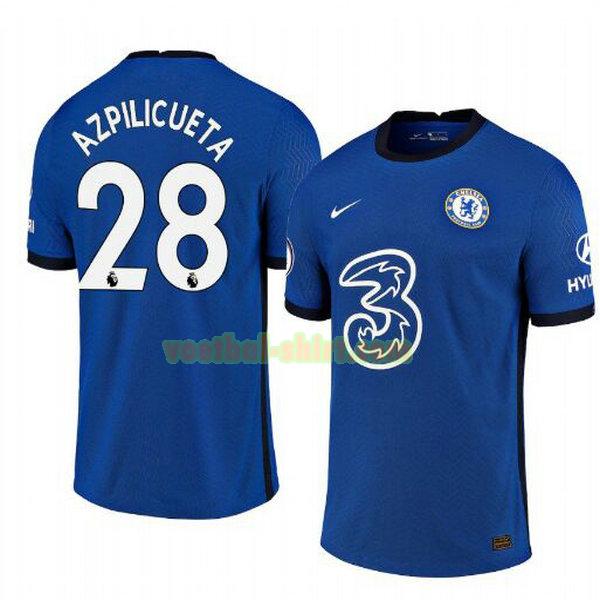 cesar azpilicueta 28 chelsea thuis shirt 2020-2021 mannen