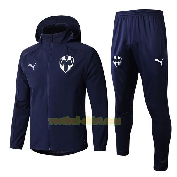 cf rayados monterrey trainingspak 2019-2020 blauw mannen