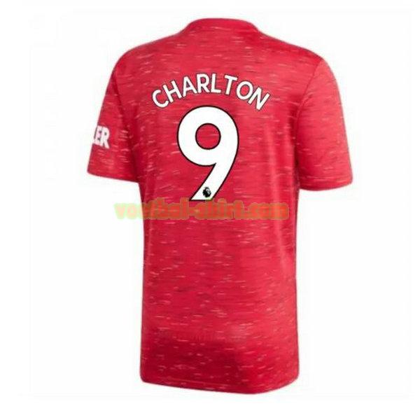 charlton 9 manchester united thuis shirt 2020-2021 mannen