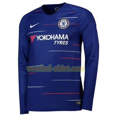 chelsea lange mouwen thuis shirt 2018-2019 mannen