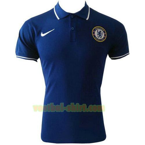 chelsea poloshirt 2019-2020 blauw mannen