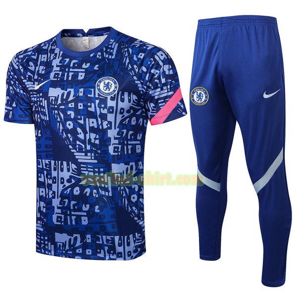 chelsea set opleiding 2021 2022 blauw mannen