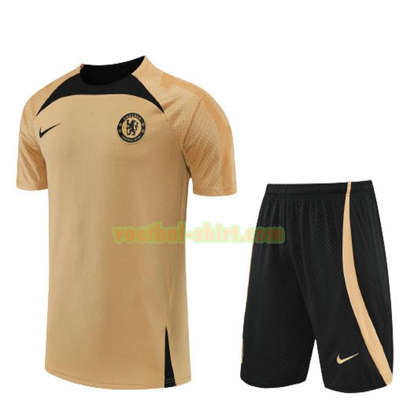 chelsea set training shirt 2022 2023 geel mannen