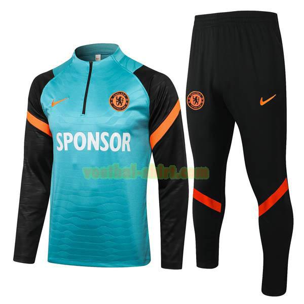 chelsea set trainingspak 2021 2022 blauw mannen