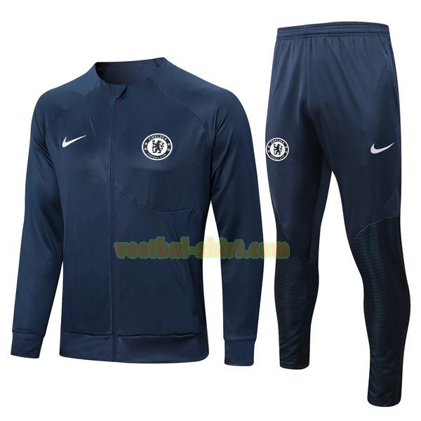 chelsea set trainingspak 2022 2023 blauw mannen