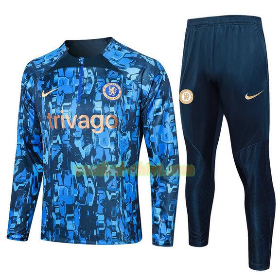 chelsea set trainingspak 2023 2024 blauw mannen