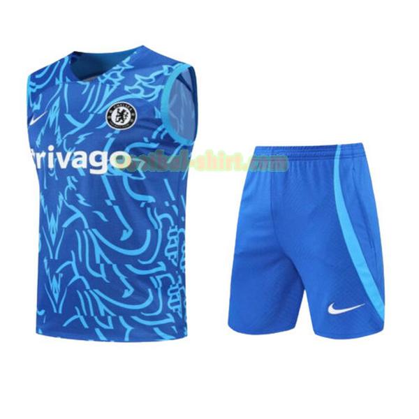 chelsea set vest 2022 2023 blauw mannen