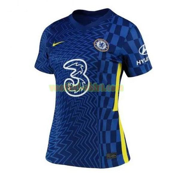 chelsea thuis shirt 2021 2022 blauw dames