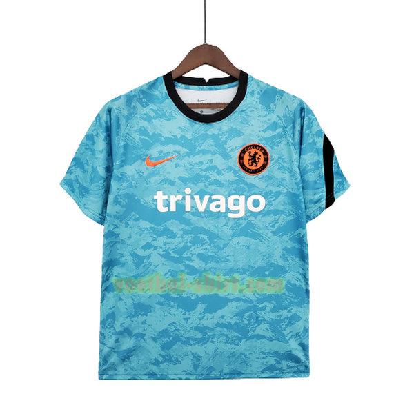 chelsea training shirt 2021 2022 blauw mannen