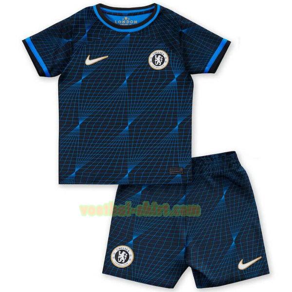 chelsea uit shirt 2023 2024 blauw kinderen