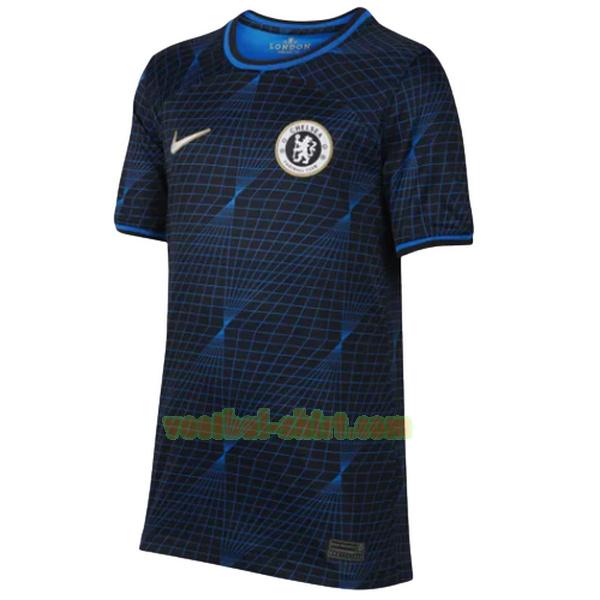 chelsea uit shirt 2023 2024 thailand blauw mannen