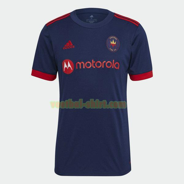 chicago fire thuis shirt 2021 thailand blauw mannen