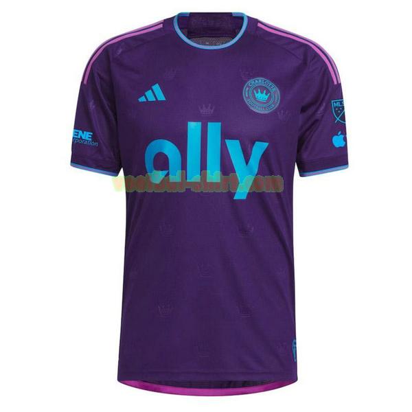 chicago fire uit voetbalshirt 2023 2024 thailand purple mannen