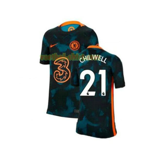 chilwell 21 chelsea uit shirt 2021 2022 groen mannen