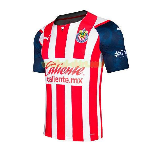 chivas usa thuis shirt 2021 2022 thailand rood wit mannen