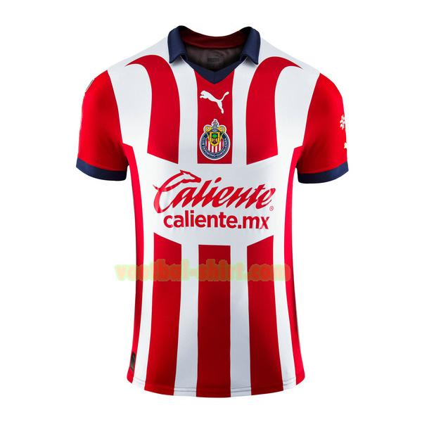 chivas usa thuis shirt 2023 2024 thailand rood wit mannen