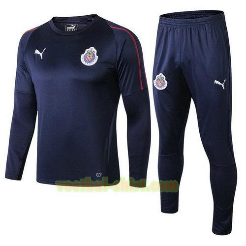 chivas usa trainingspak 2019 2020 blauw wit mannen