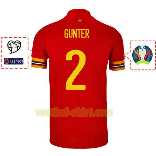 chris gunter 2 wales thuis shirt 2020 mannen