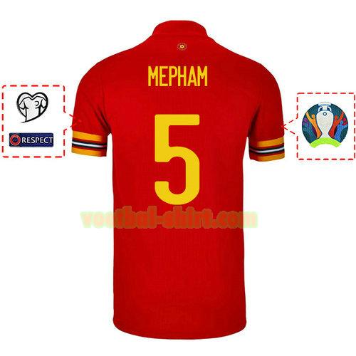 chris mepham 5 wales thuis shirt 2020 mannen