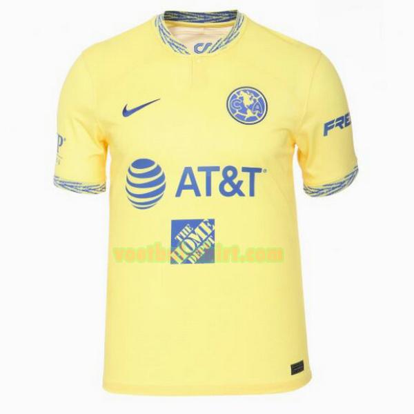 club america thuis shirt 2022 2023 thailand geel mannen
