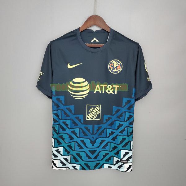 club america uit shirt 2021 2022 thailand blauw mannen