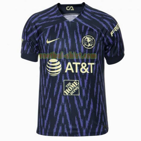 club america uit shirt 2022 2023 thailand blauw zwart mannen