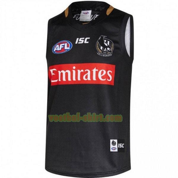 collingwood magpies opleiding shirt 2019 zwart mannen