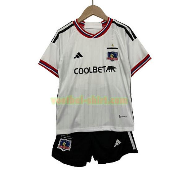 colo-colo thuis shirt 2023 2024 wit kinderen