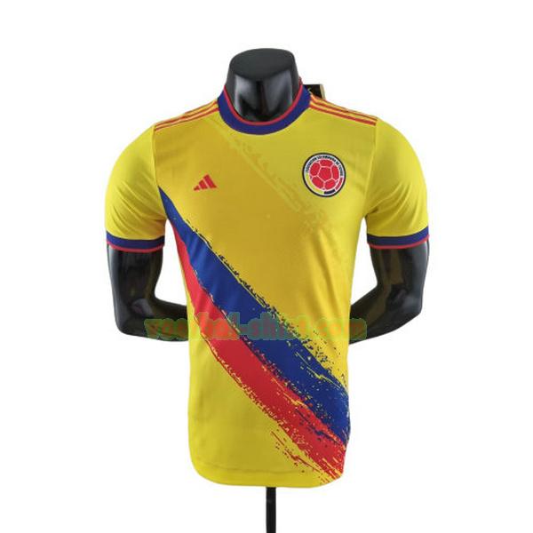 colombia player special edition shirt 2022 geel mannen