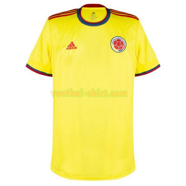colombia thuis shirt 2021 2022 thailand geel mannen