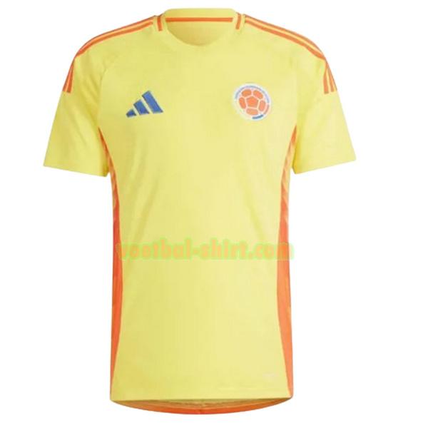 colombia thuis shirt 2024 thailand geel mannen