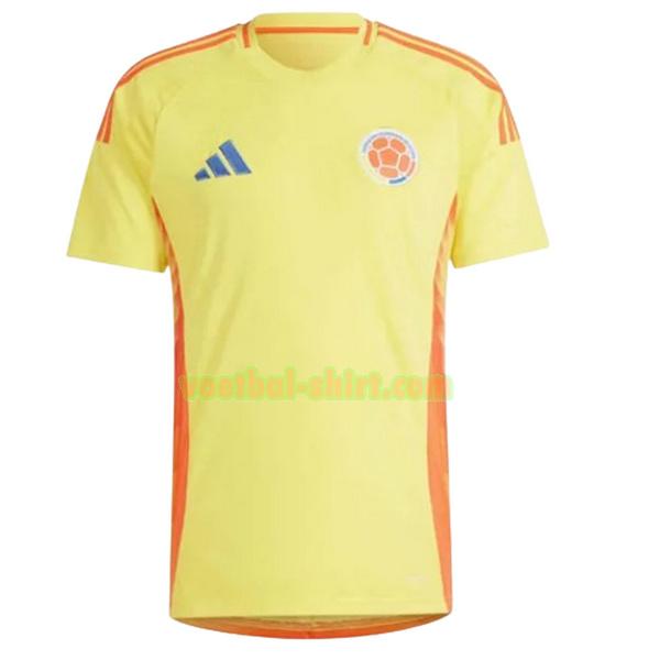 colombia thuis shirt 2024 thailand geel mannen