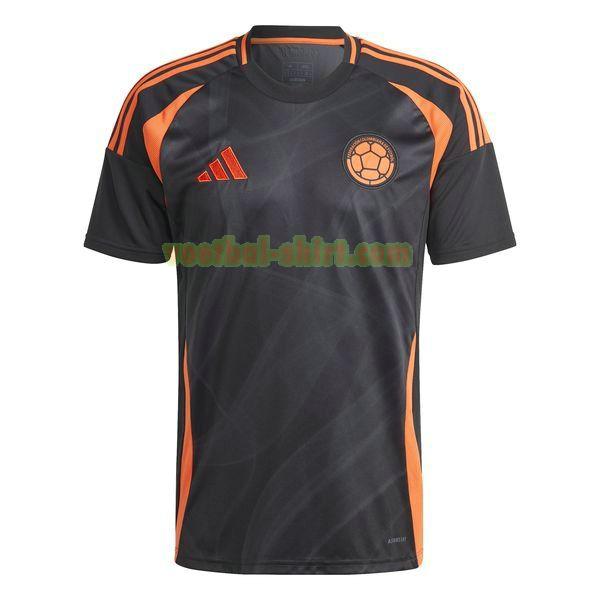 colombia uit shirt 2024 zwart mannen