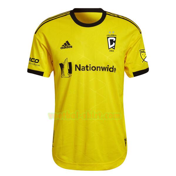 columbus crew thuis shirt 2022 2023 thailand geel mannen