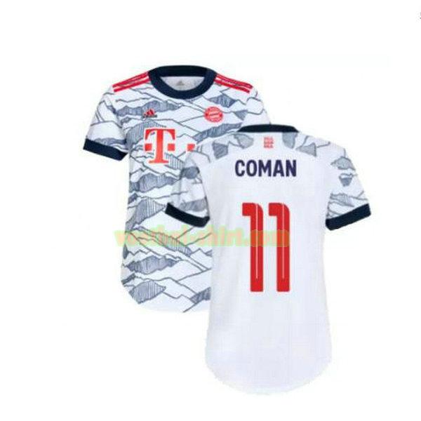 coman 11 bayern münchen 3e shirt 2021 2022 grijs mannen